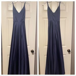 Tags still on! DAVID’S BRIDAL Navy Bridesmaid/Prom Dress